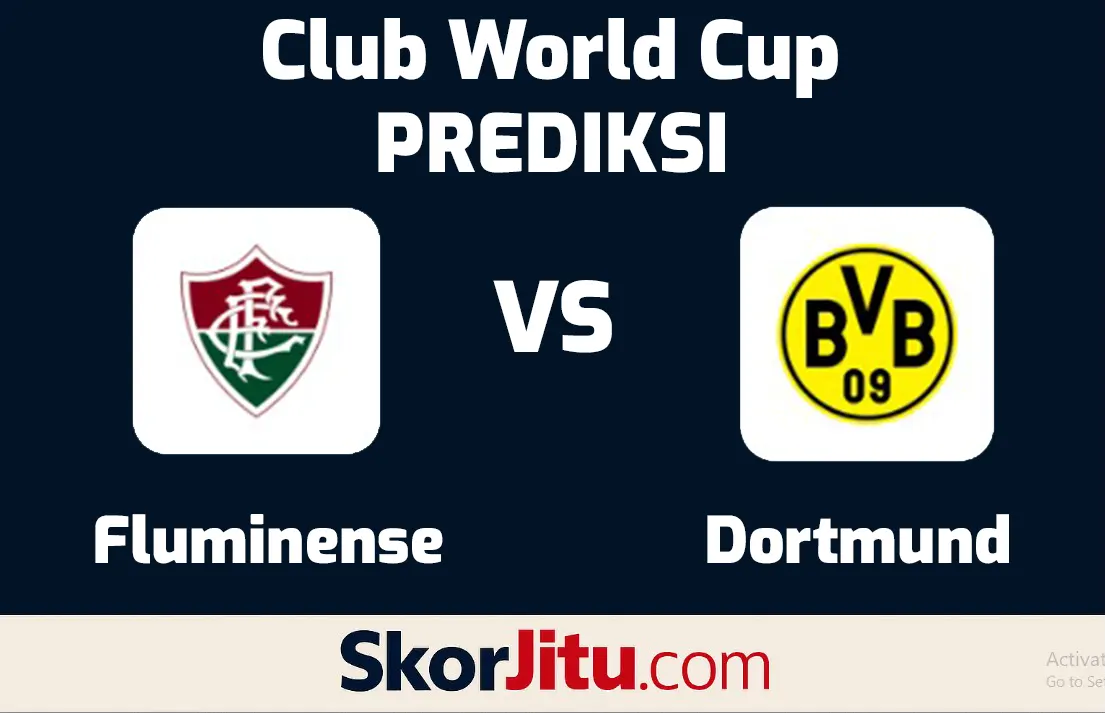 Prediksi Fluminense vs Dortmund 24 Juni 2025 | SkorJitu Akurat