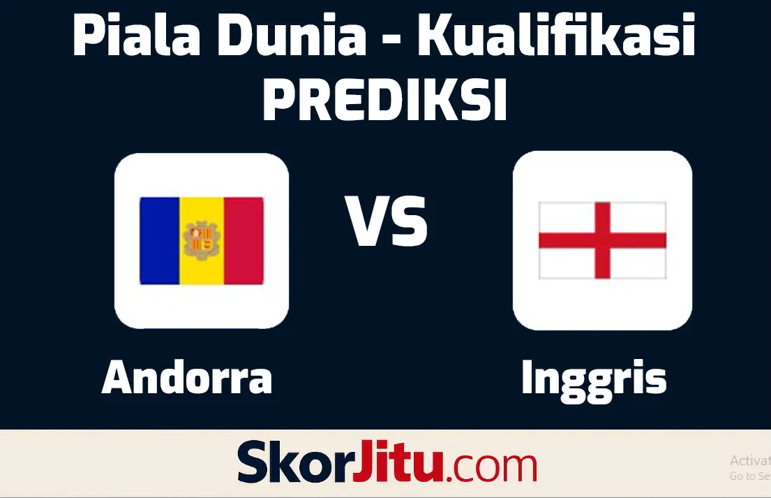 Prediksi Andorra vs England