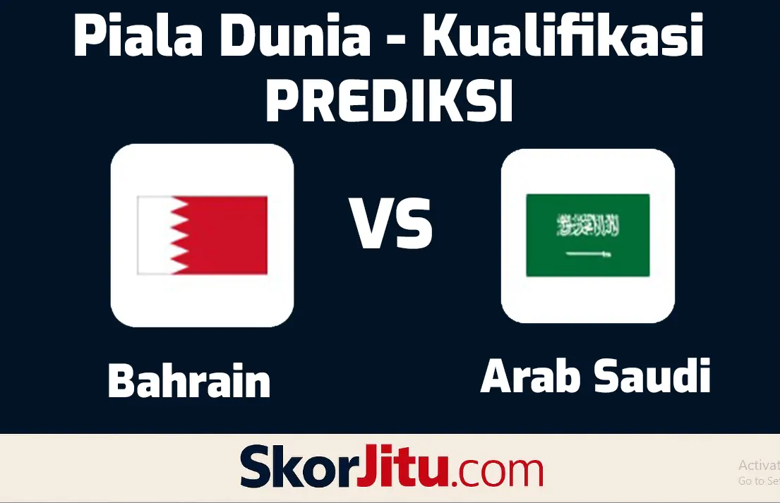 Prediksi Bahrain vs Saudi Arabia – Kualifikasi Asia 2025 oleh SkorJitu.com