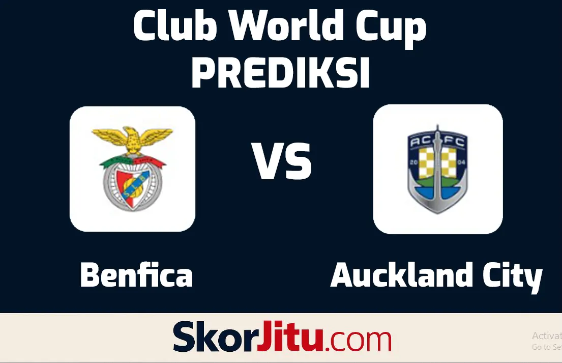 Prediksi Benfica vs Auckland City 20 Juni 2025 | Club World Cup Terlengkap