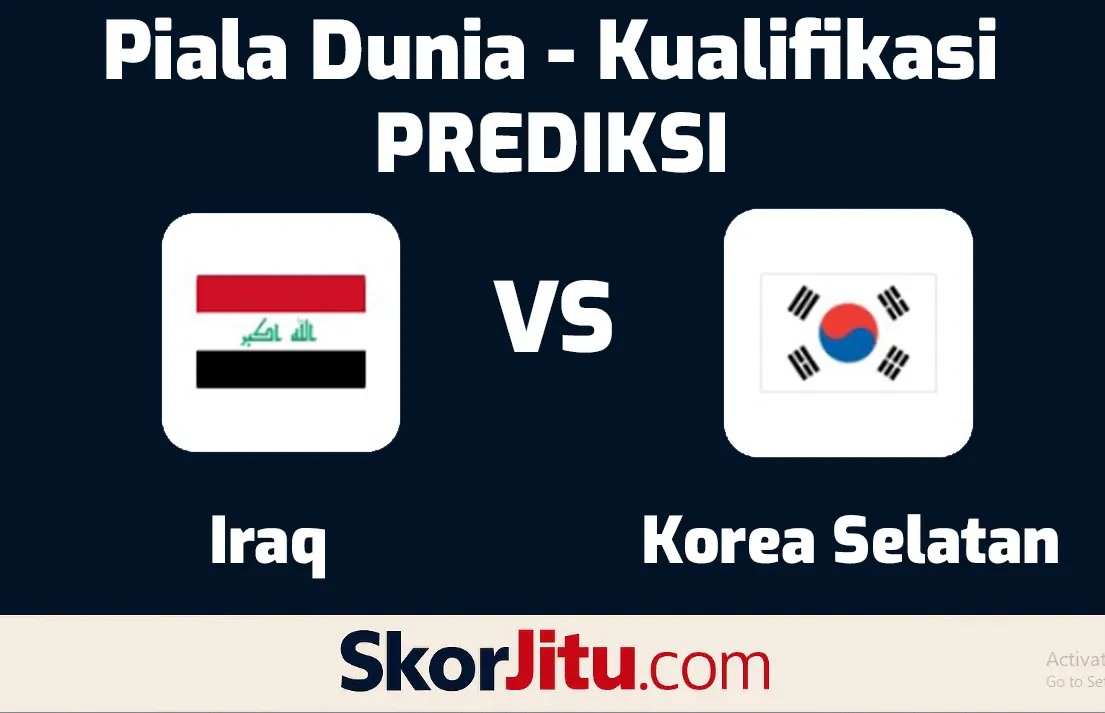 Prediksi Iraq vs South Korea 6 Juni 2025