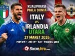 Kualifikasi Piala Dunia Italia vs Irlandia Utara