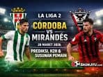 La Liga 2 Cordoba vs Mirandes