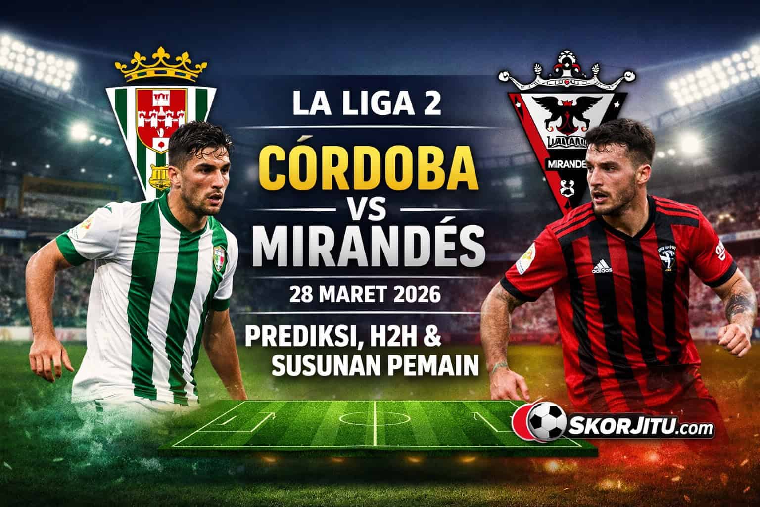 La Liga 2 Cordoba vs Mirandes