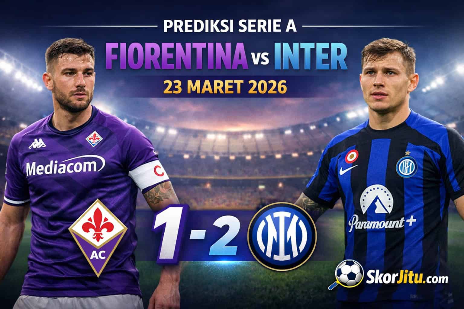 Prediksi Serie A Fiorentina vs Inter