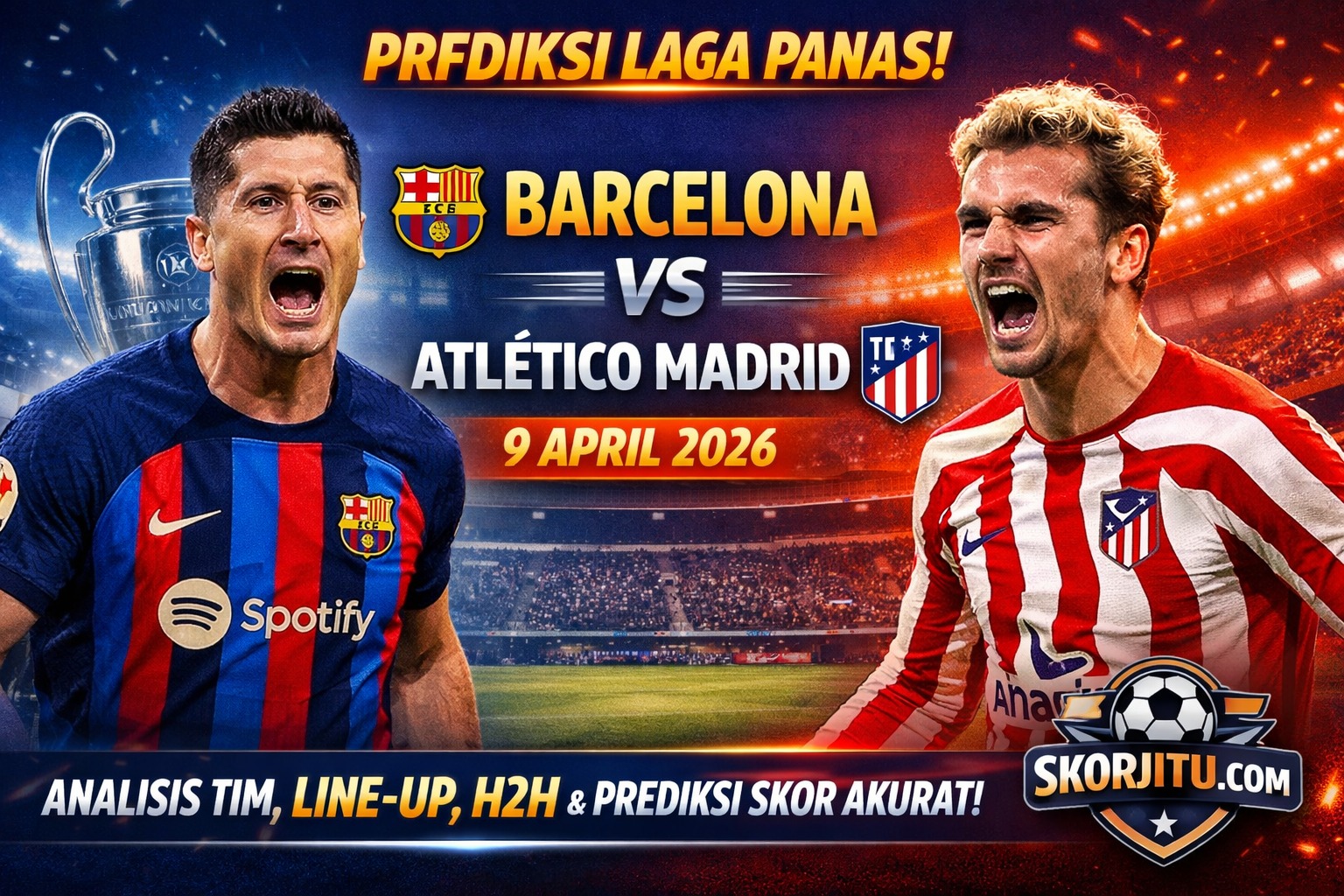 Prediksi Barcelona vs Atl. Madrid