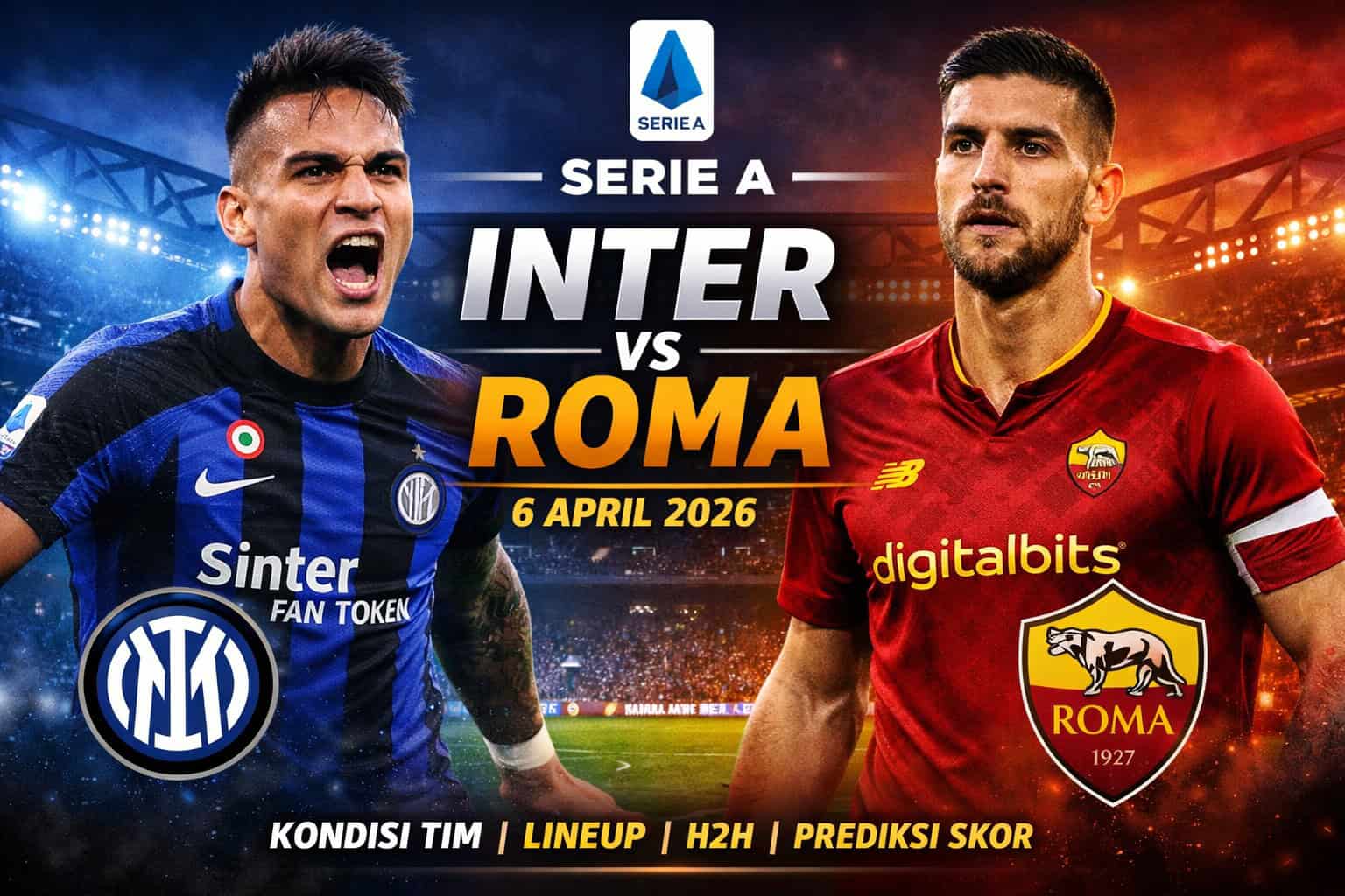 Serie A Inter vs AS Roma