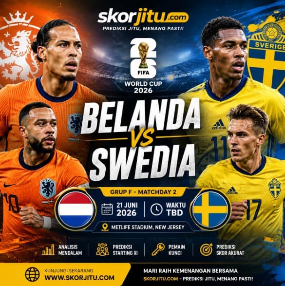 Prediksi Belanda vs Swedia