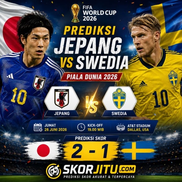 Prediksi Jepang vs Swedia