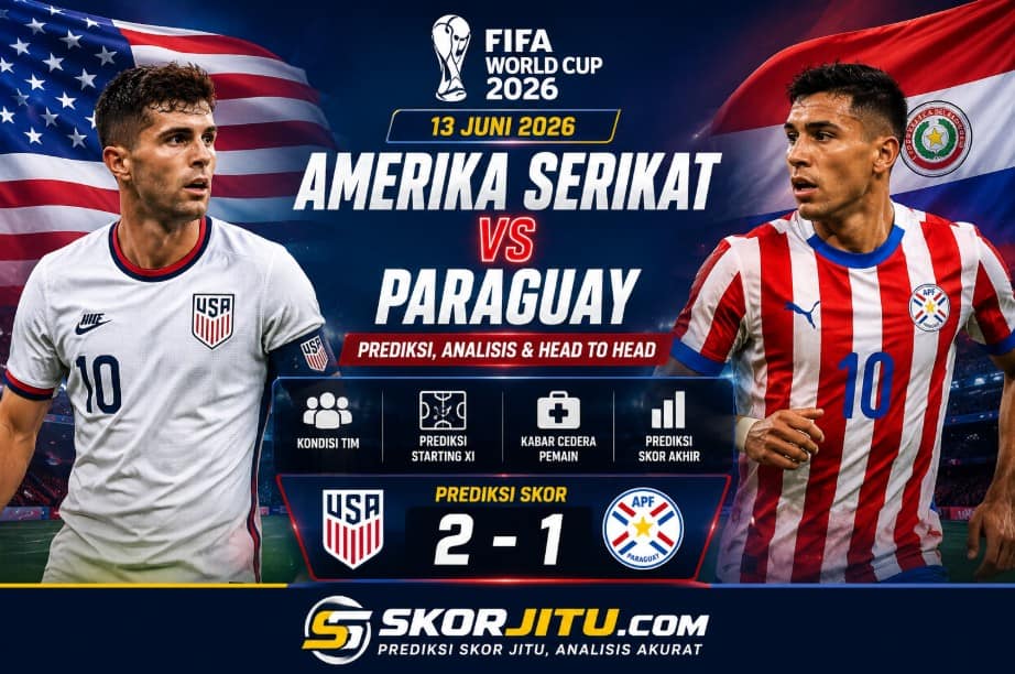 Prediksi Piala Dunia Amerika vs Paraguay