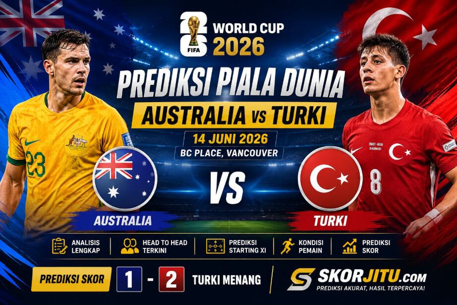 Prediksi Piala Dunia Australia vs Turki
