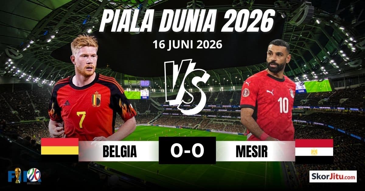 Prediksi Piala Dunia Belgia vs Mesir