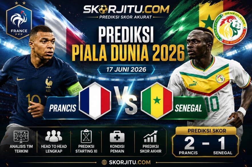 Prediksi Piala Dunia Perancis vs Senegal
