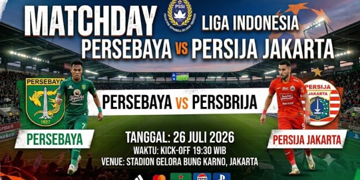 Prediksi Persebaya vs Persija Jakarta