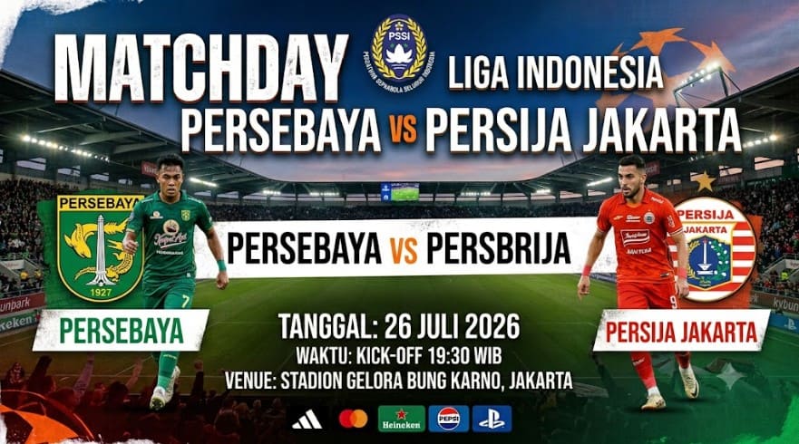 Prediksi Persebaya vs Persija Jakarta