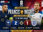 Prediksi Prancis vs Inggris