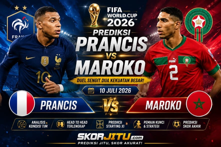Prediksi Prancis vs Maroko