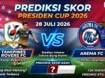 Prediksi Tampines vs Arema FC