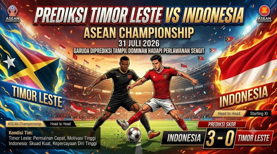 Prediksi Timor Leste vs Indonesia