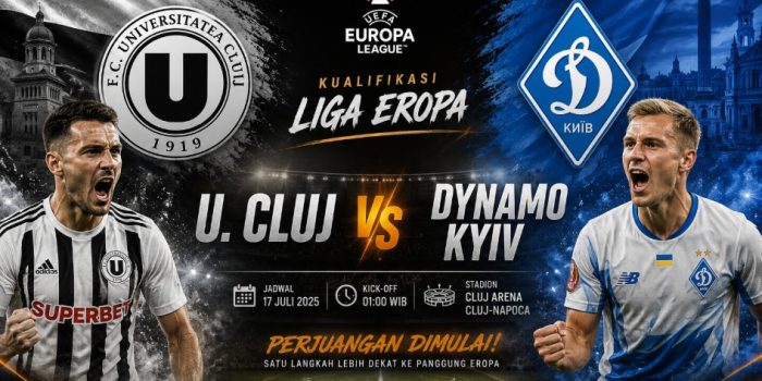 Prediksi U. Cluj vs Dynamo Kyiv Prediksi U. Cluj vs Dynamo Kyiv