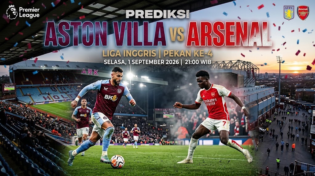 Prediksi Aston Villa vs Arsenal