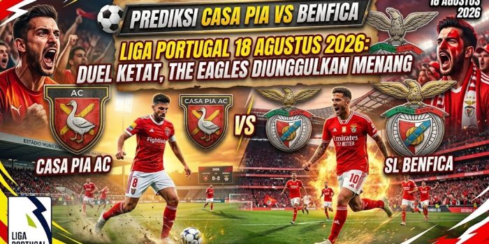 Prediksi Casa Pia vs Benfica Prediksi Casa Pia vs Benfica