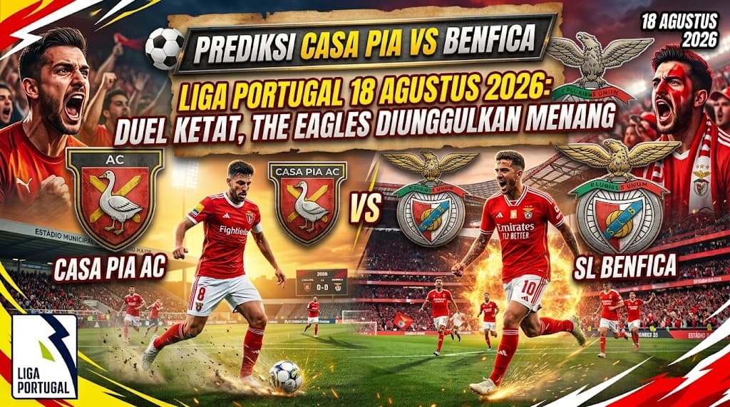 Prediksi Casa Pia vs Benfica