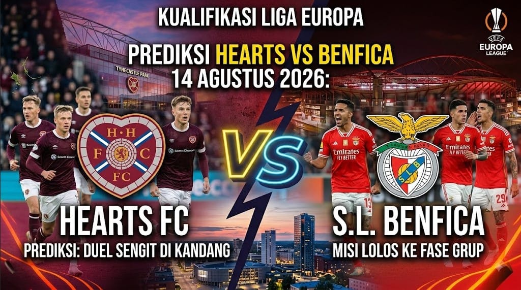 Prediksi Hearts vs Benfica