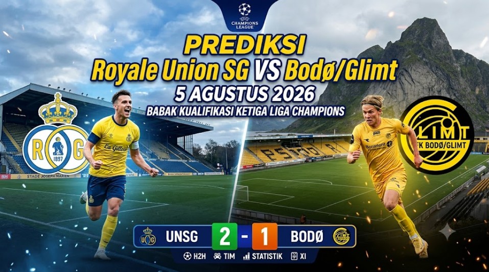 Prediksi Royale Union SG vs Bodø/Glimt