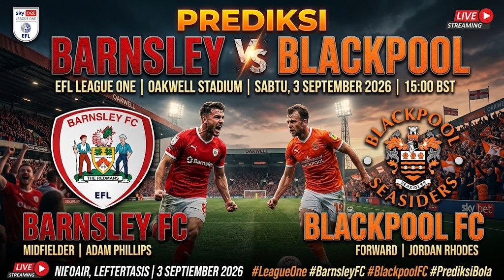 Prediksi Barnsley vs Blackpool